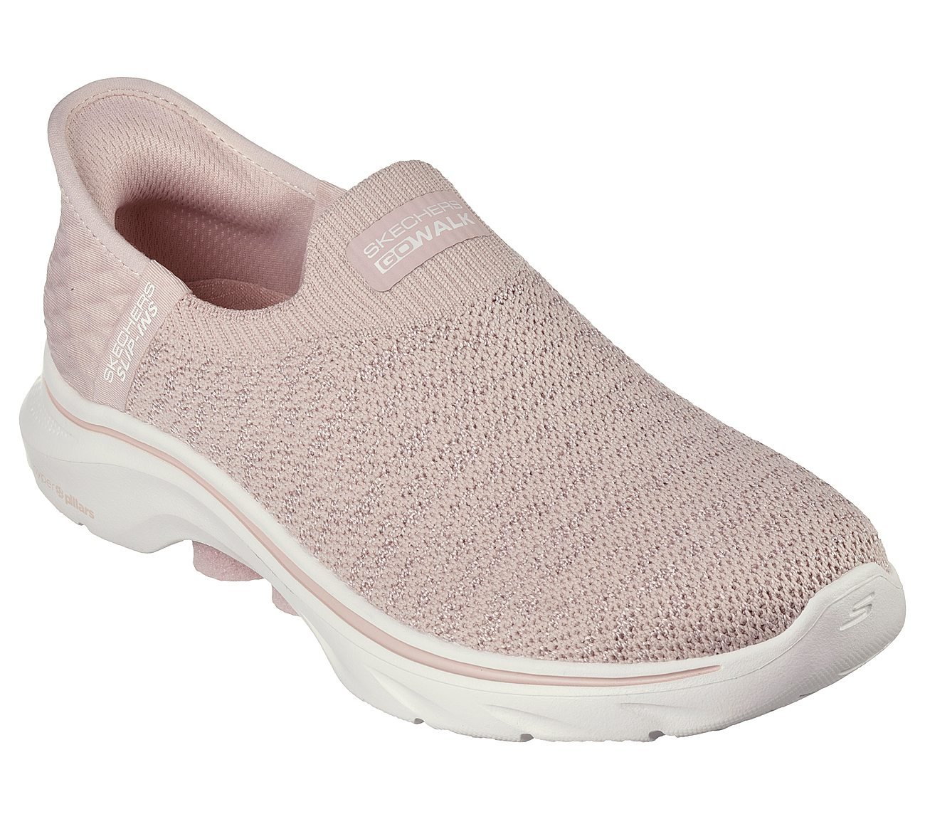 SKECHERS SLIP-INS: GO WALK 7 - SPRINGTIME, LT.PINK Footwear Top View