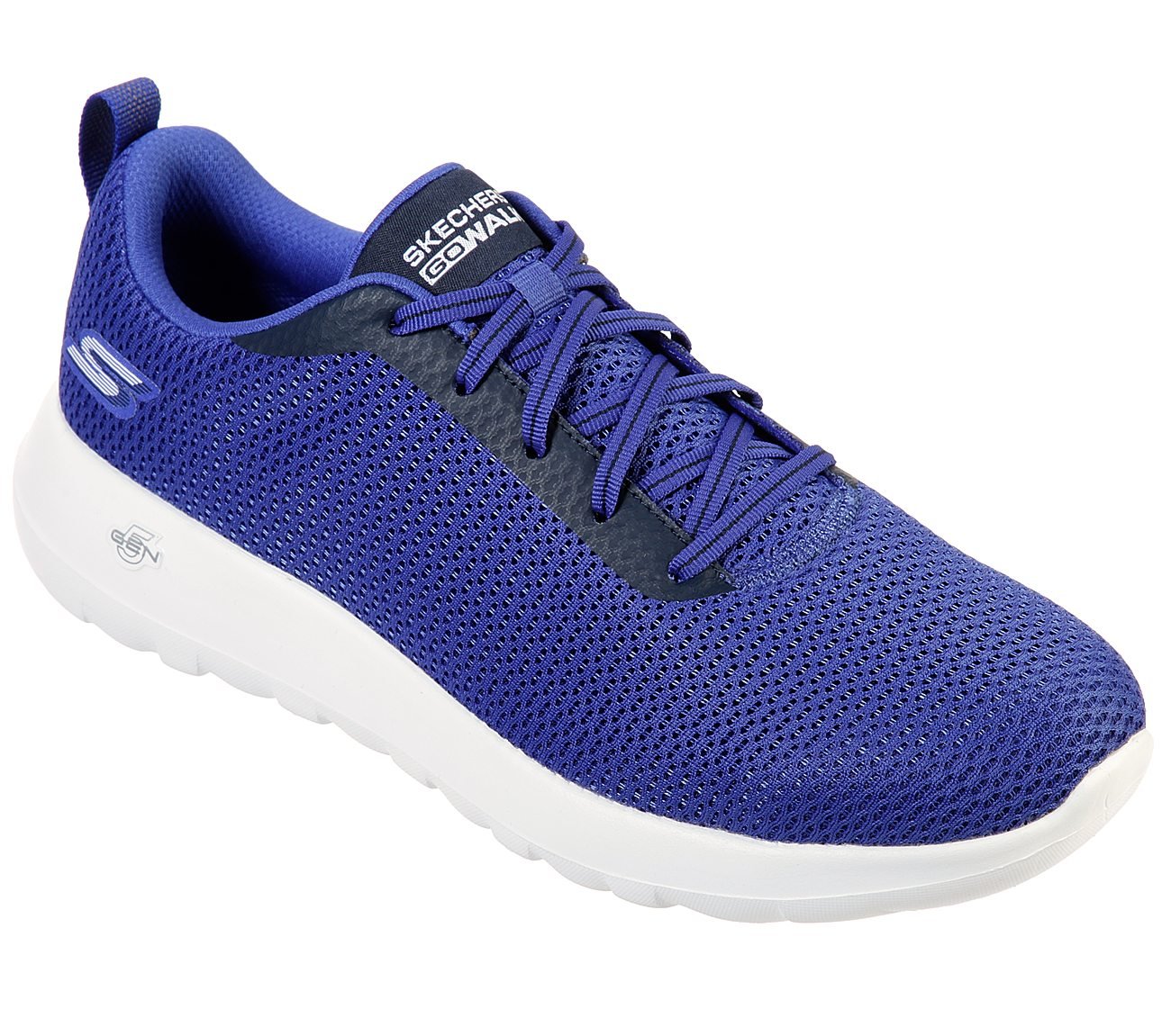GO WALK MAX- EFFORT, BLUE Footwear Lateral View