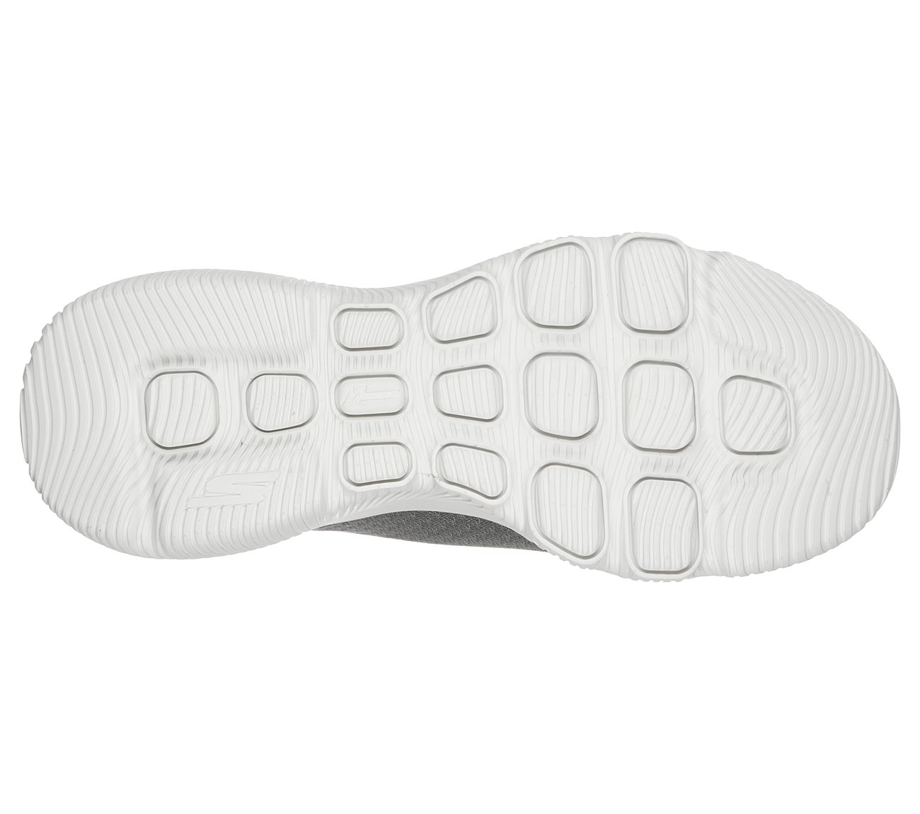GO RUN FOCUS-INSTANTLY, GREY/BLUE Footwear Bottom View