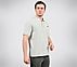 OASIS TIPPING POLO, GREY/LAVENDER Apparels Left View