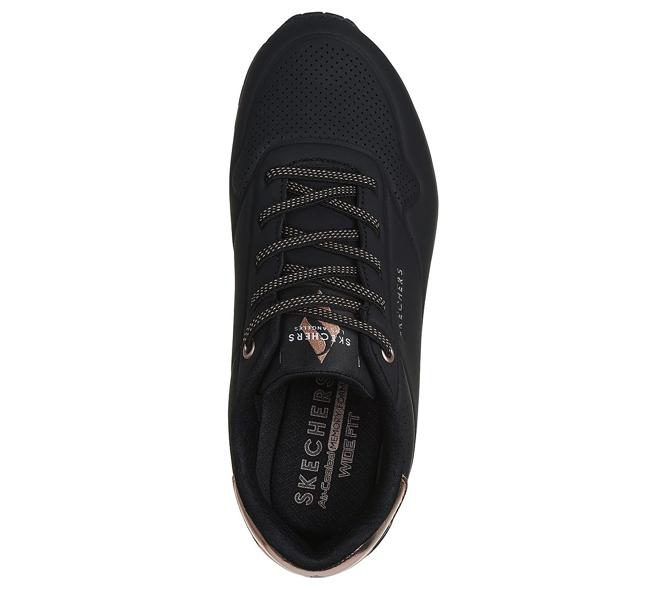 UNO - SHIMMER AWAY, BBLACK Footwear Bottom View