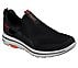 GO WALK 5 - DOWNDRAFT, BLACK/ORANGE Footwear Right View