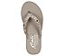 MEDITATION - DANCING DAISY, TTAUPE Footwear Top View