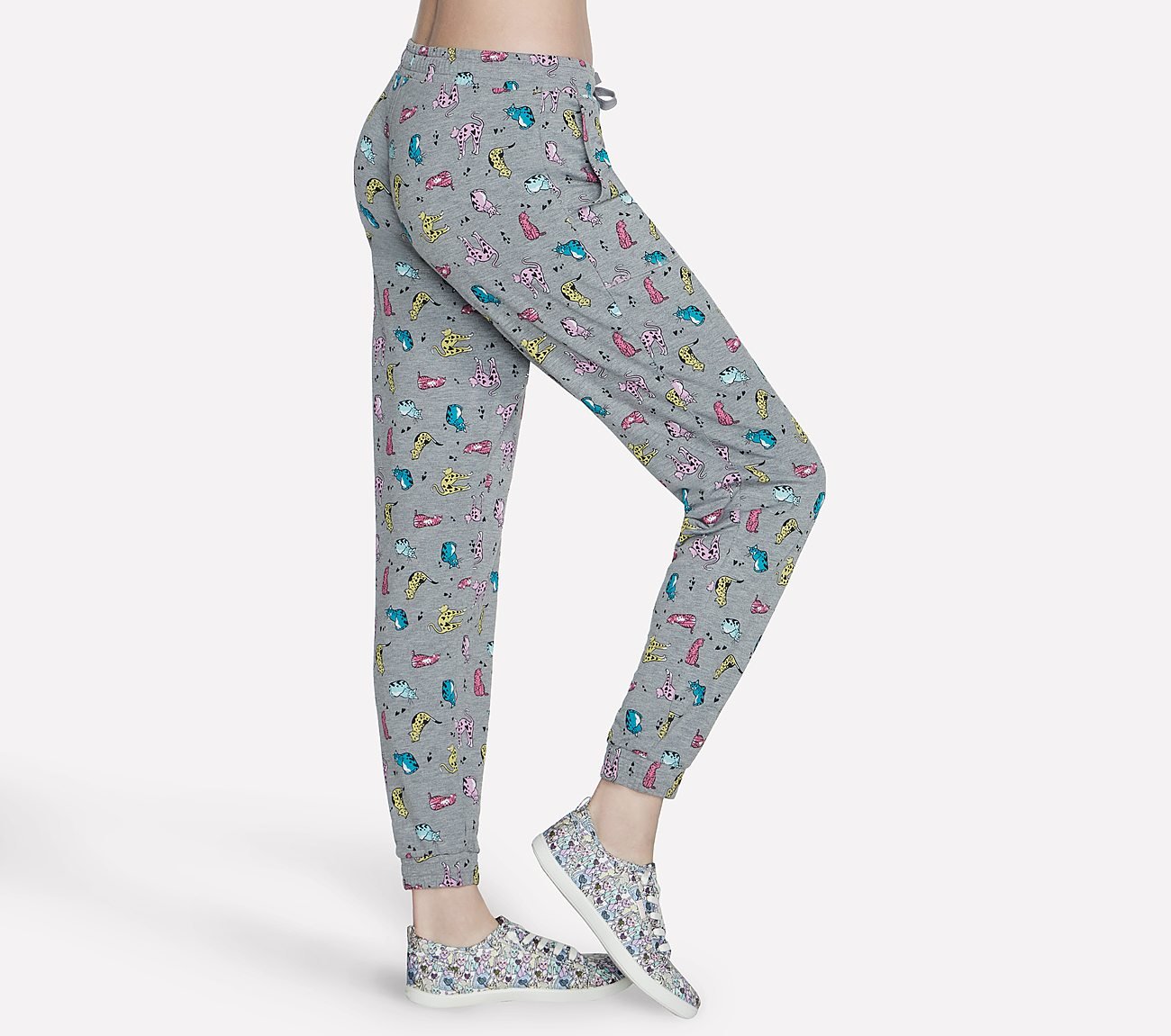 BOBS PURRRFECT TERRY PRETTY K, GREY Apparel Bottom View
