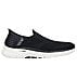 GO WALK 6 - EASY ON, BLACK Footwear Lateral View