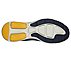 GO RUN VIZ TECH-CULMINATED, NAVY/YELLOW Footwear Bottom View