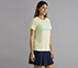 PERFORMANCE RUNNING T-SHIRT, LT. GRAY/LIME Apparel Bottom View