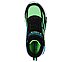 FLEX-GLOW - DEZLOM, BLACK/BLUE/LIME Footwear Top View