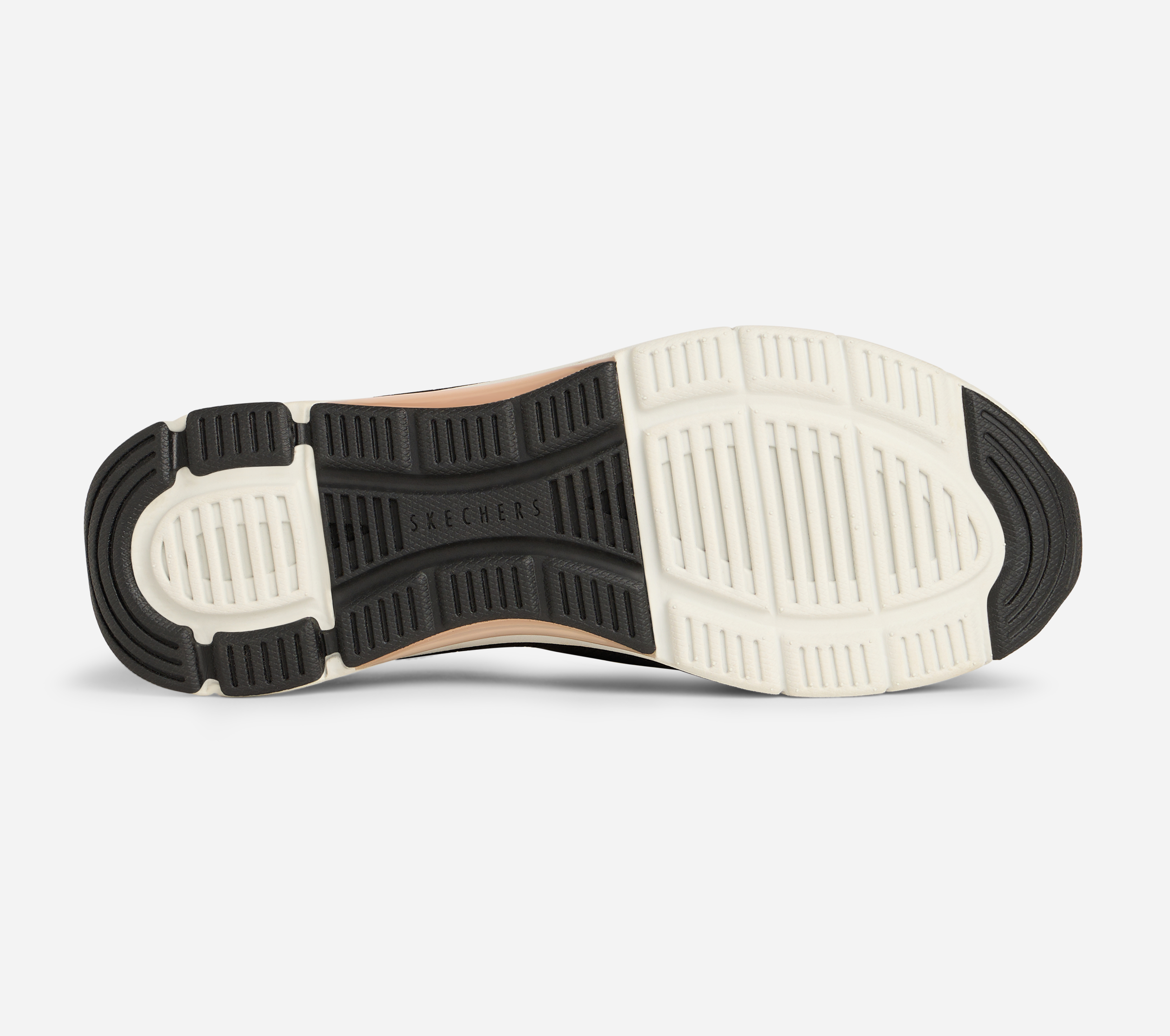 SKECH-AIR ARCH FIT - TOP PICK, BLACK/LIGHT PINK Footwear Left View
