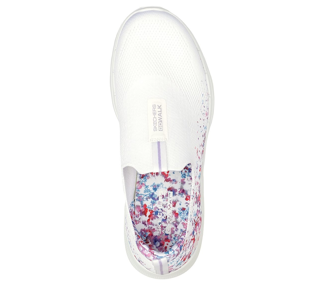 GO WALK 6 - FLORAL SUNRISE, WHITE/MULTI Footwear Top View