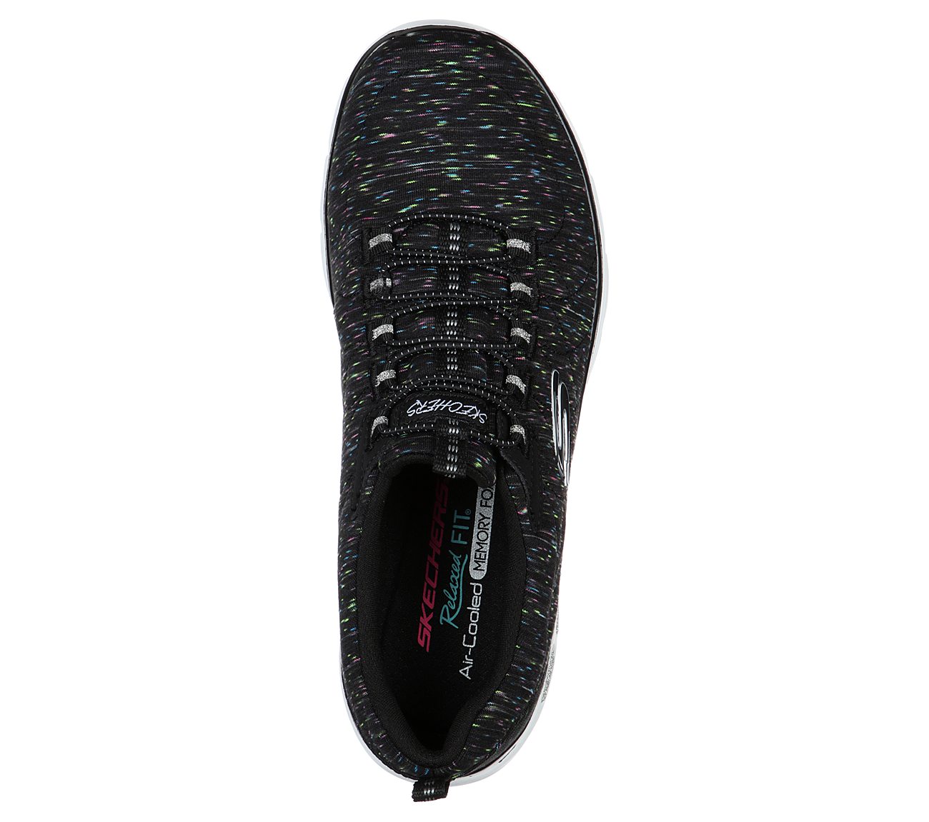 EMPIRE D'LUX - SPARKLING POPS, BLACK/MULTI Footwear Top View