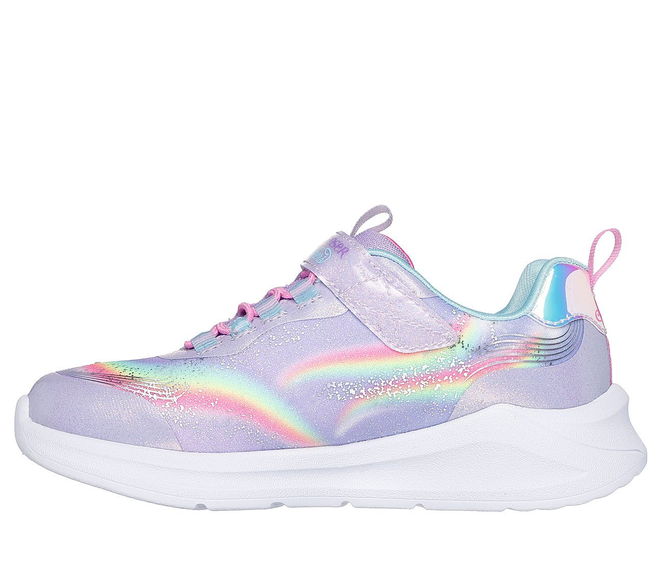 UNICORN CHASER, LAVENDER/MULTI Footwear Left View