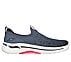 GO WALK ARCH FIT-LUNAR VIEWS, BLACK/HOT PINK Footwear Lateral View