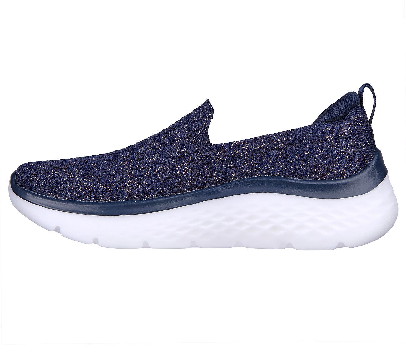 GO WALK HYPER BURST-GLIMMER H, NNNAVY Footwear Left View