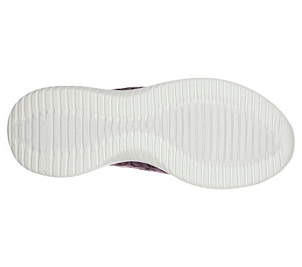 ULTRA FLEX-WILD JOURNEY, PLUM Footwear Bottom View