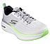 GO RUN ELEVATE 2.0 - FLUID MOTION, WHITE/GREY Footwear Top View
