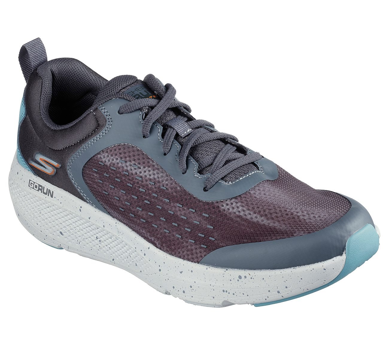 GO RUN ELEVATE, GREY/ORANGE Footwear Right View