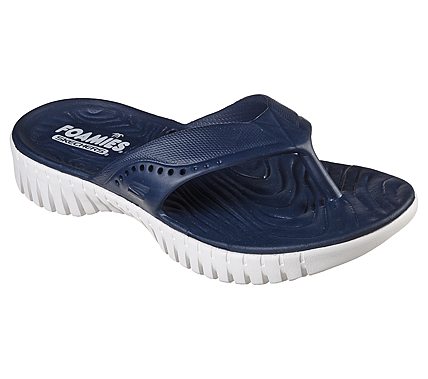 GO WALK SMART FOAMIES - MAHAL, NNNAVY Footwear Lateral View