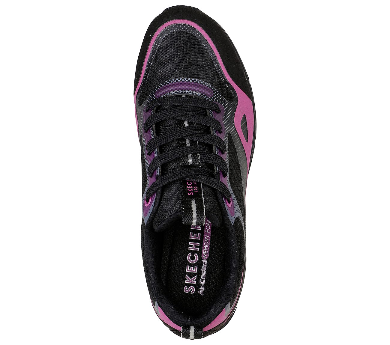 UNO 2 - MAD AIR, BLACK/PINK Footwear Top View