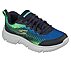 GO RUN 650, NAVY/LIME Footwear Lateral View