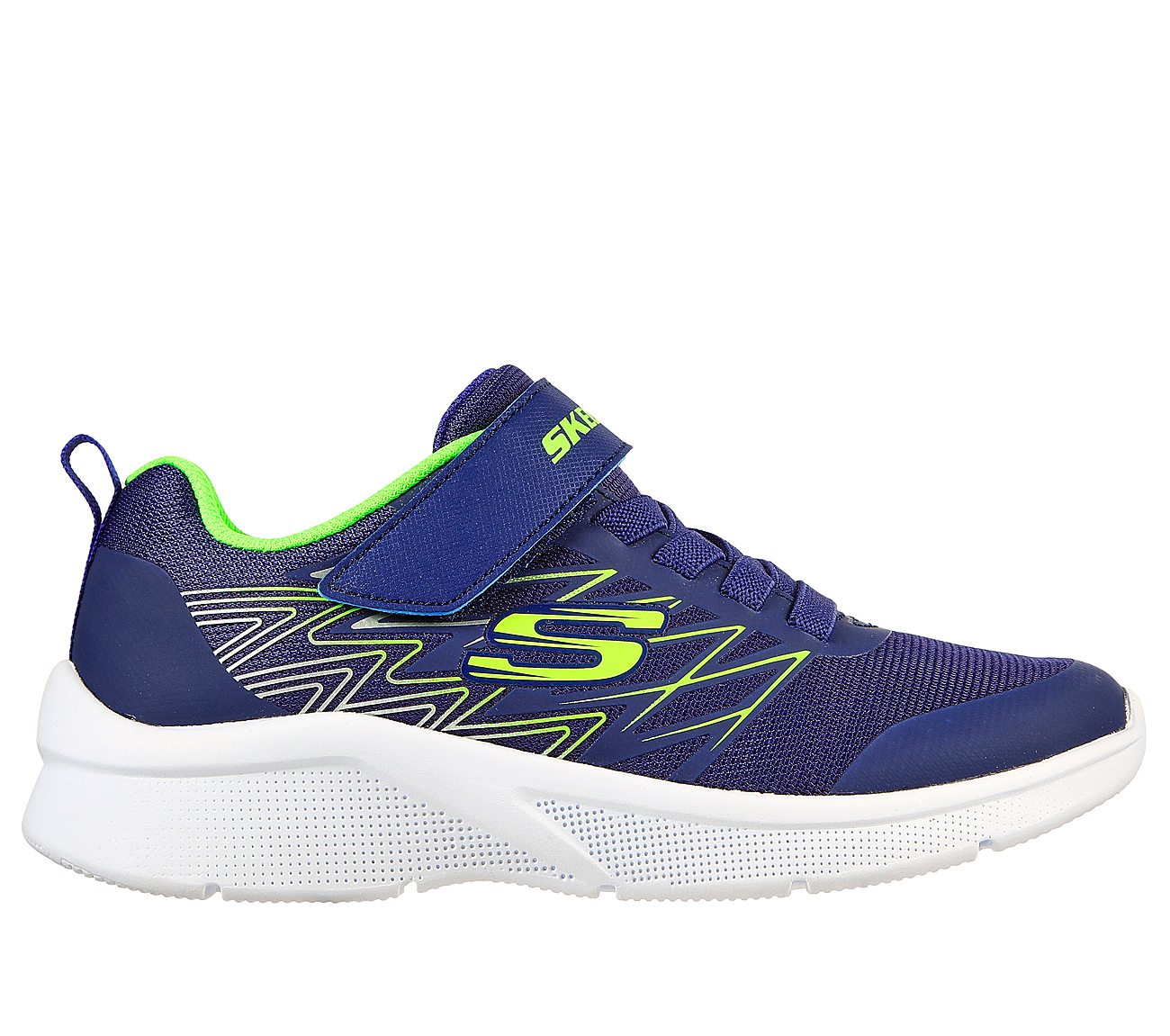 MICROSPEC - TEXLOR, NAVY/LIME Footwear Lateral View