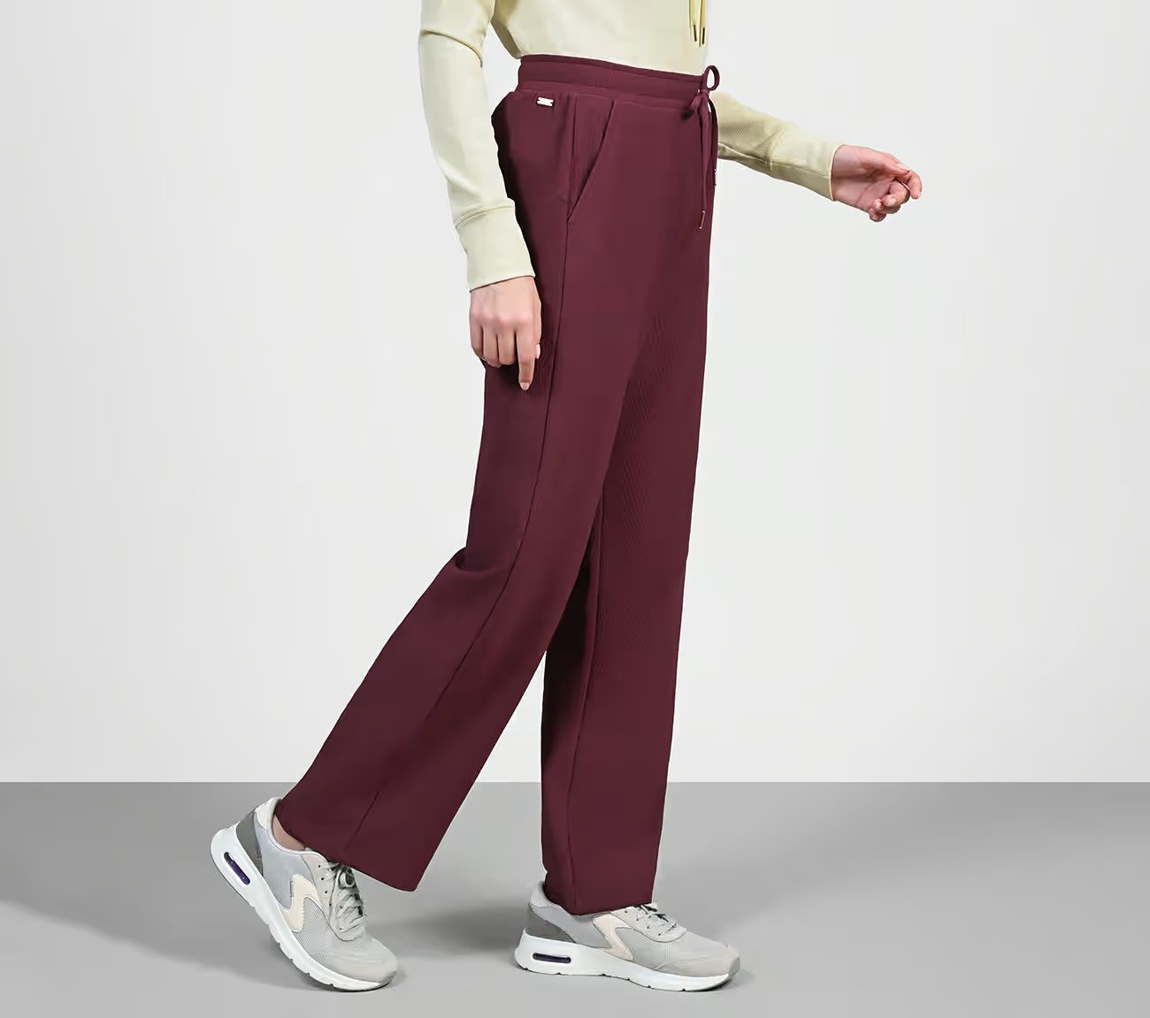 GOLUXE RIB PANT, BBBBLACK Apparel Bottom View