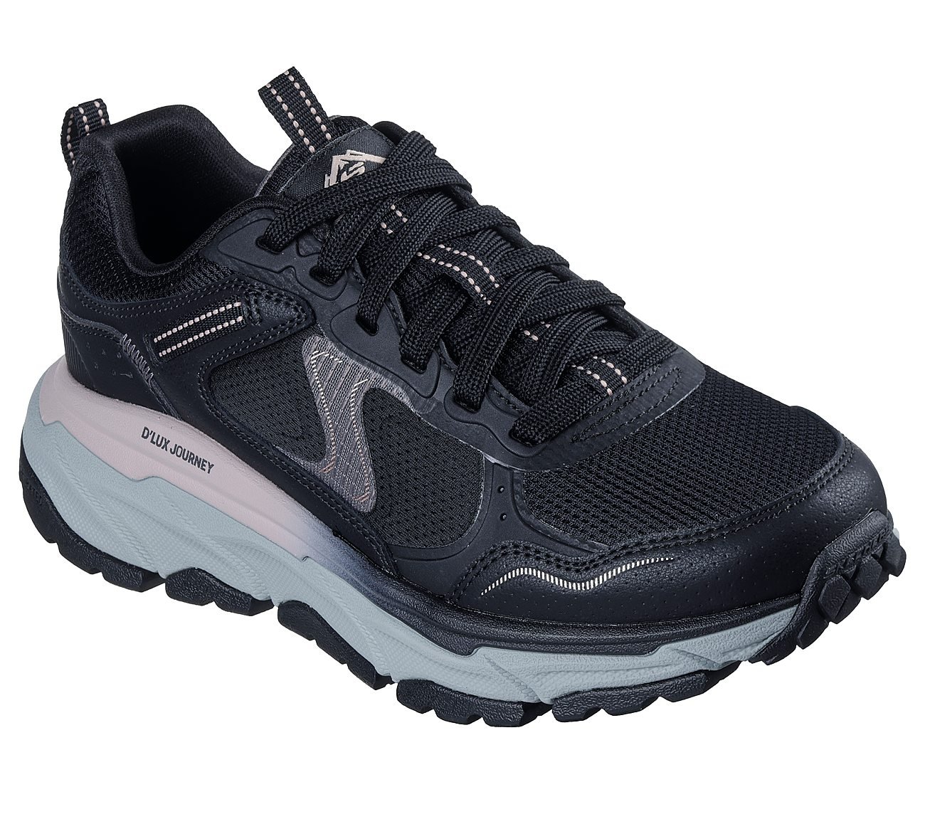 D'LUX JOURNEY, BLACK/ROSE GOLD Footwear Right View