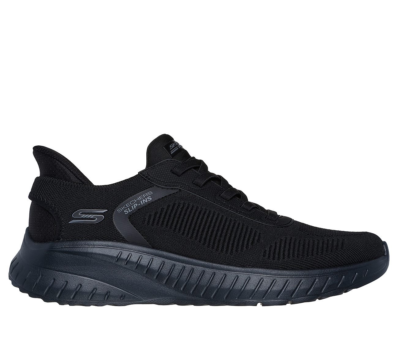 BOB SQUAD CHAOS - SOLID STEP, BLACK Footwear Lateral View