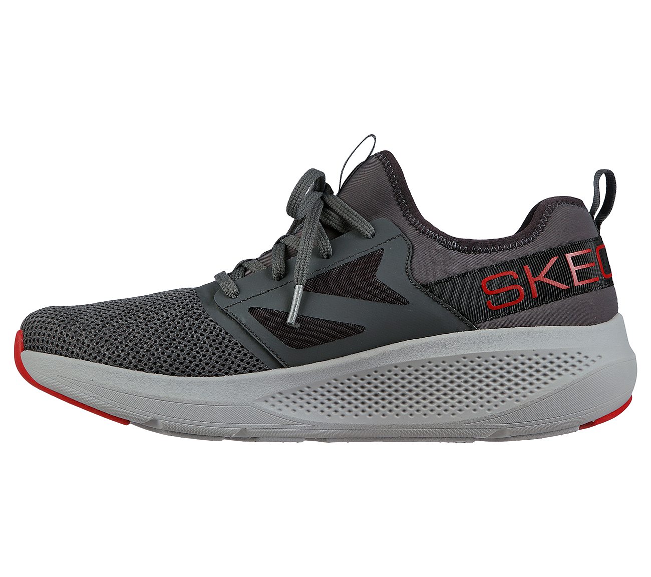 GO RUN ELEVATE-ULTIMATE VALOR, CHARCOAL Footwear Left View