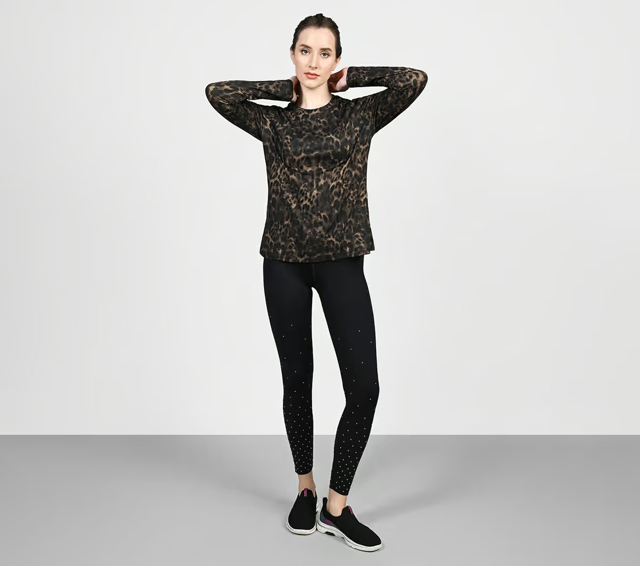  GODRI SERENE CHEETAH LS, NATURAL/TAUPE Apparels Right View