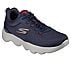 GO WALK MASSAGE FIT, NAVY/ORANGE Footwear Right View