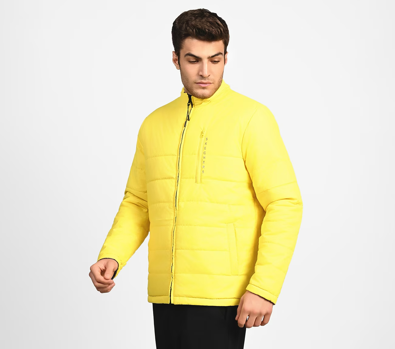 OASIS SPLATTER PUFFER, Grey Apparels Bottom View