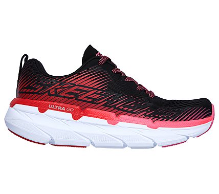 MAX CUSHIONING PREMIER-EXPRES, BLACK/RED Footwear Right View