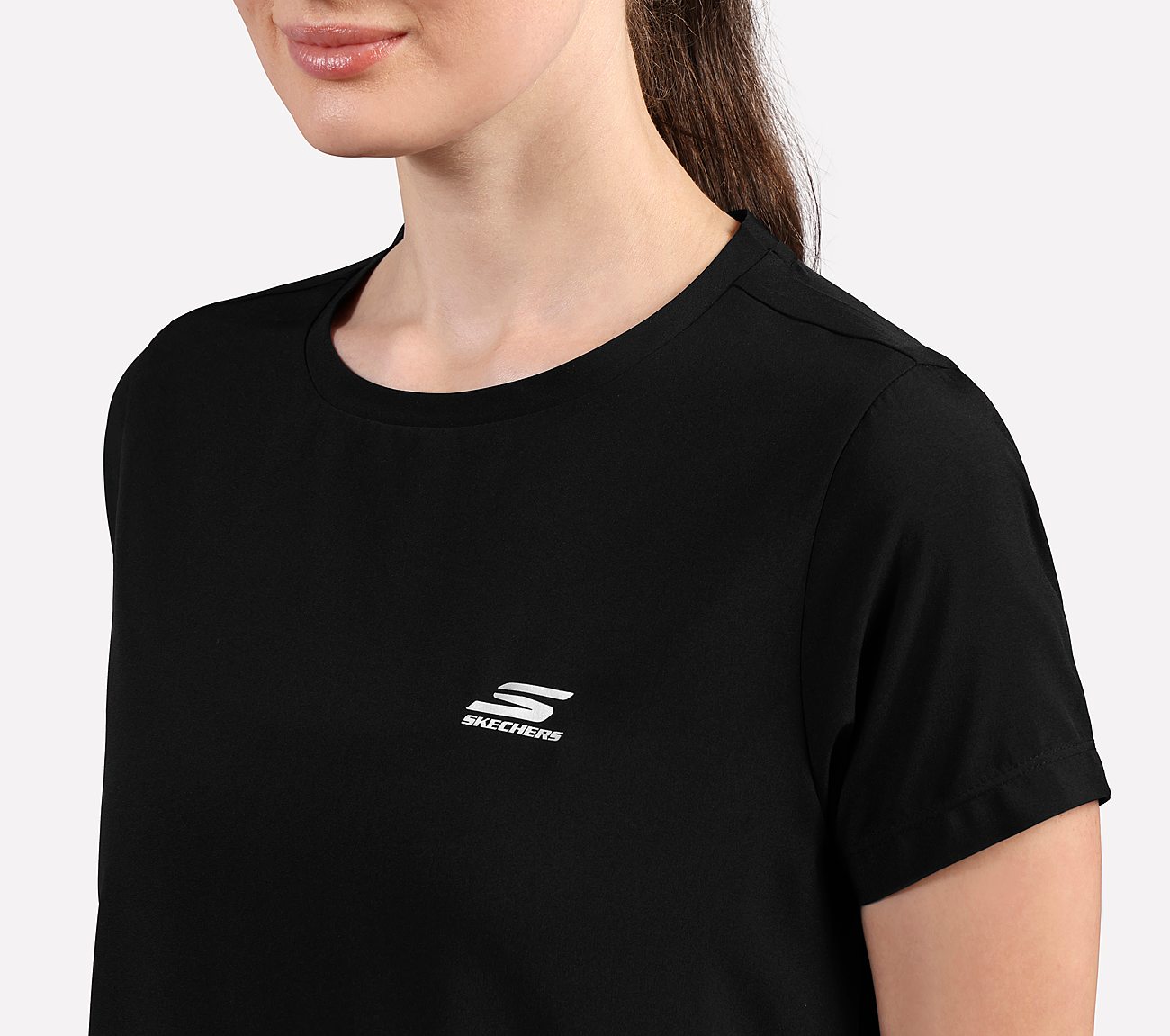 PERFORMANCE BOXY FIT T SHIRT, BLACK Apparel Right View