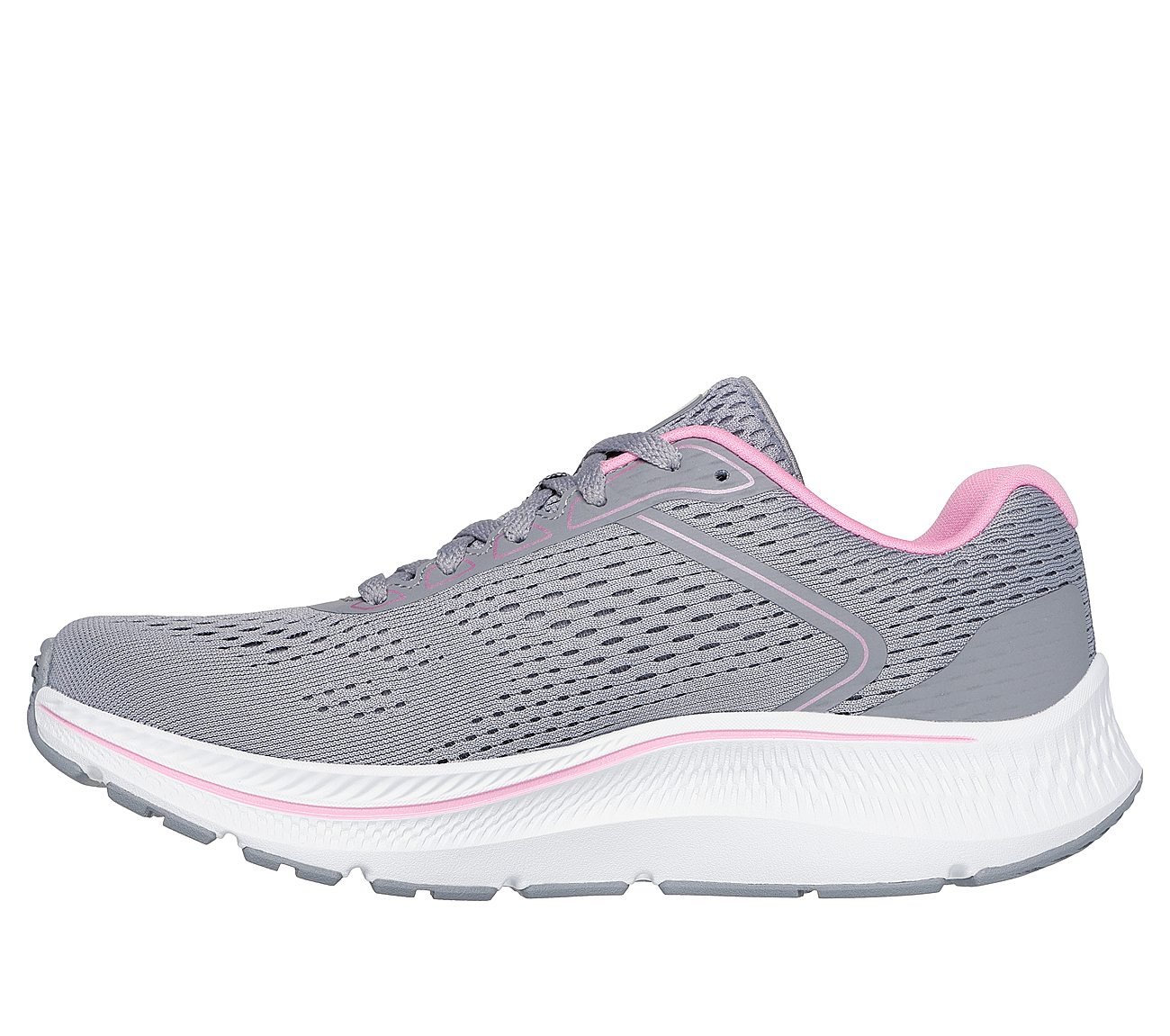 GO RUN CONSISTENT 2, GREY/PINK Footwear Left View