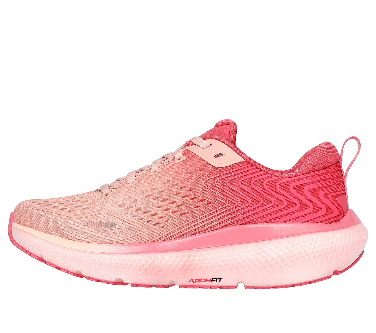 GO RUN RIDE 11, PINK/PURPLE Footwear Left View