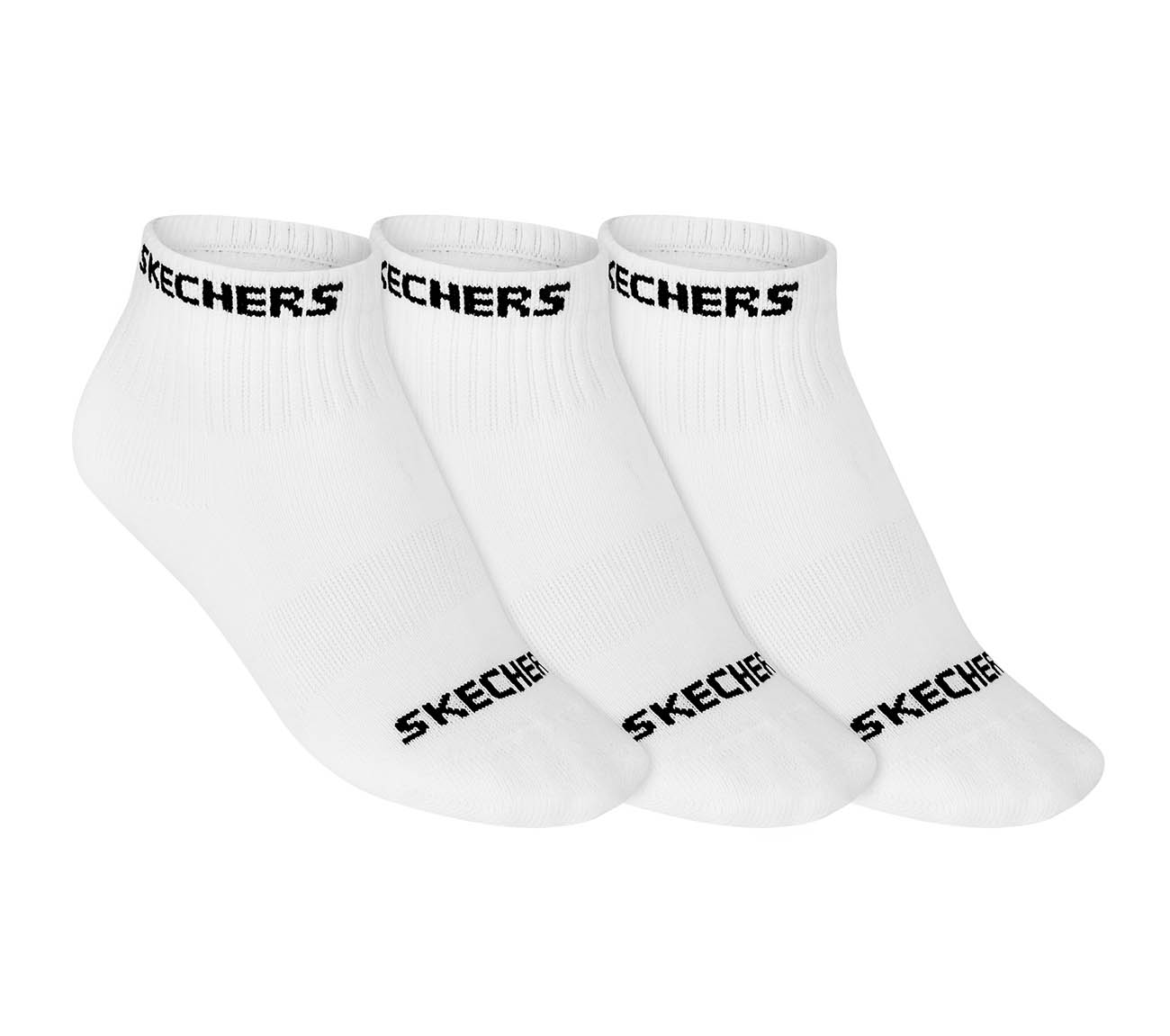 3PK KIDS HALF TERRY ANKLE, WHITE Accessories Lateral View