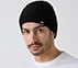 SKECHERS CABLE KNIT BEANIE, BLACK
