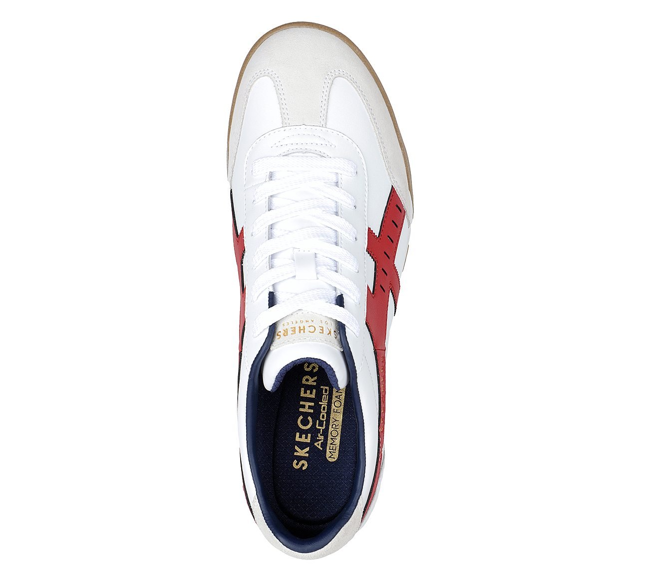 ZINGER - MANZANILLA, WHITE/RED/NAVY Footwear Top View