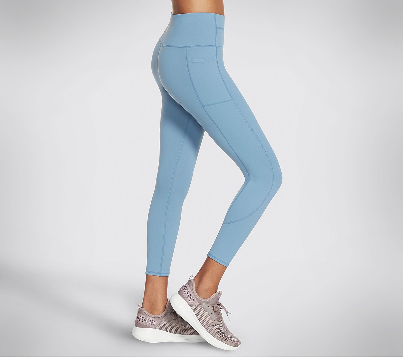 GOWALK HW 7/8 LEGGING II, BLUE/GREY Apparel Bottom View