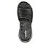 GO WALK 5 - SURFS OUT, BLACK/GREY Footwear Top View