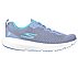 GO RUN SUPERSONIC, SLATE Footwear Lateral View
