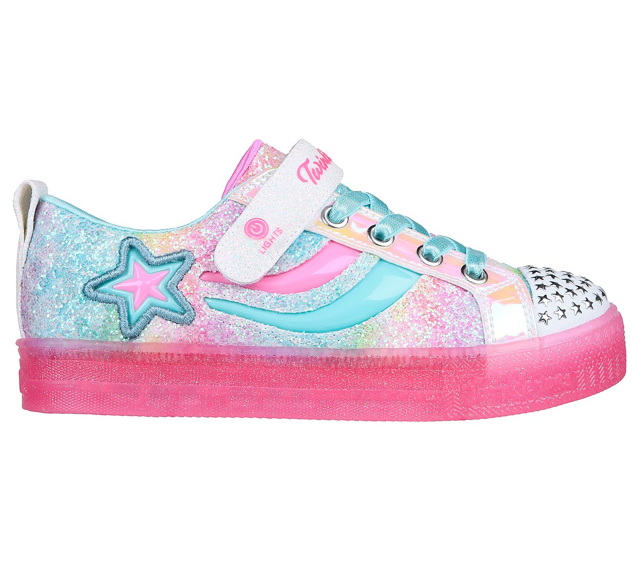 SHUFFLE BRIGHTS-SHOOTING STAR, MULTI Footwear Right View