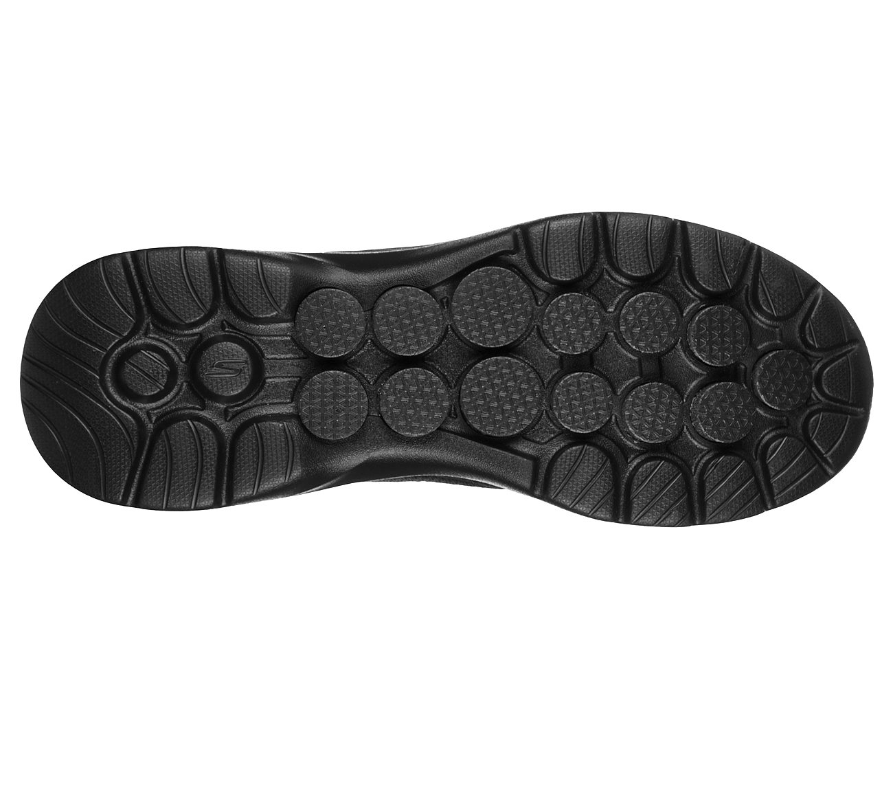 GO WALK 6 - MOTLEY, BBLACK Footwear Bottom View
