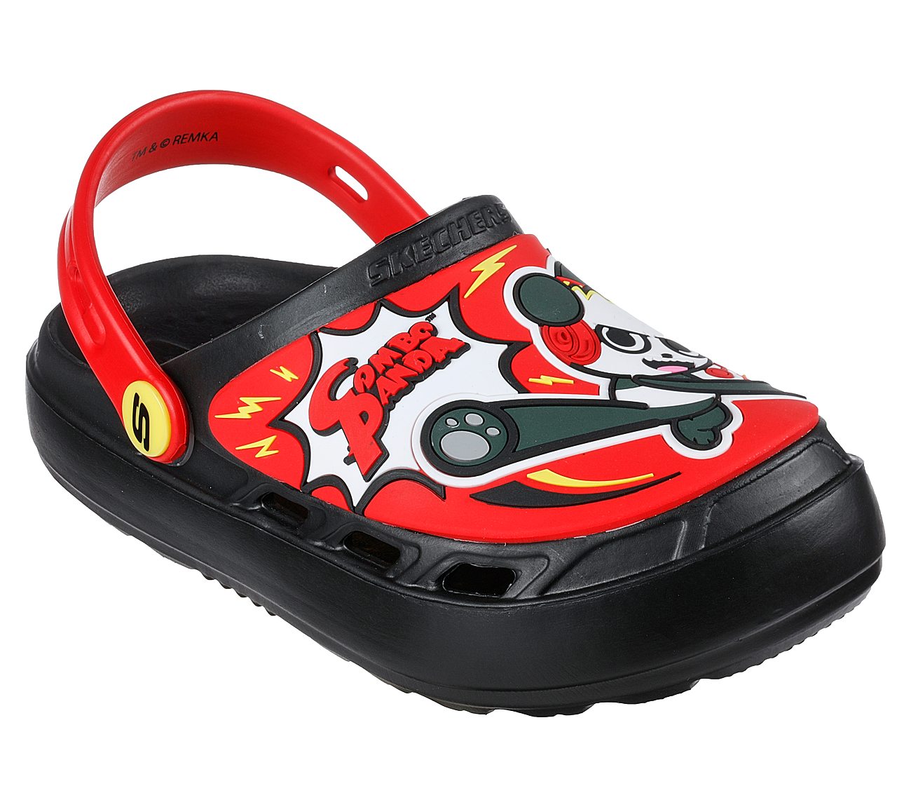 SWIFTERS II, BLACK/RED Footwear Right View