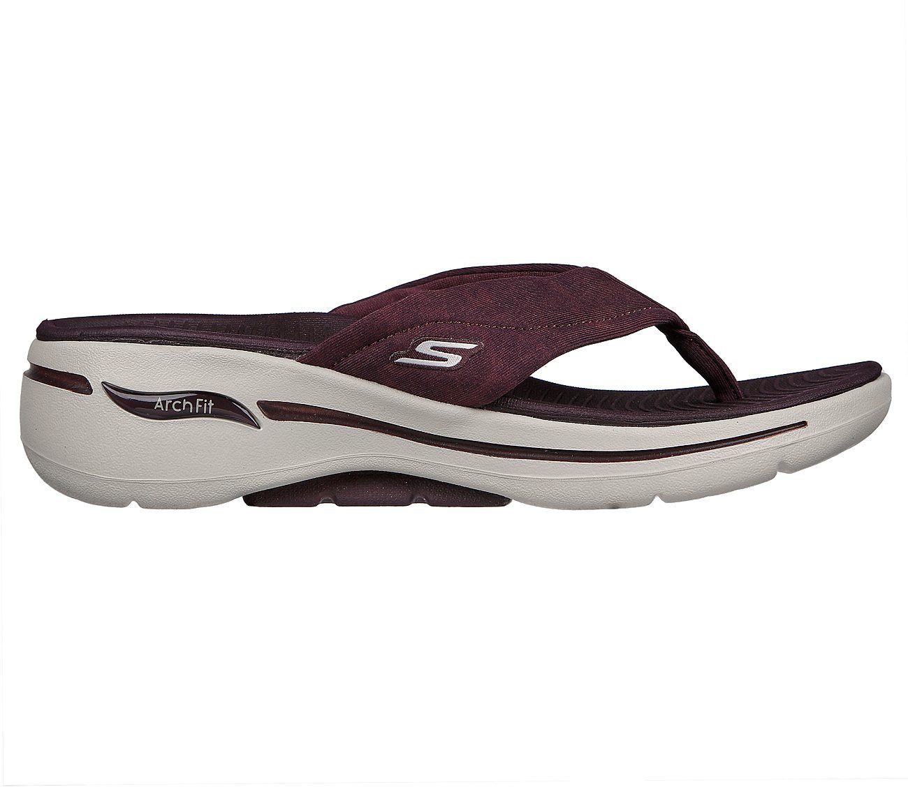 GO WALK ARCH FIT SANDAL - AST, BBURGUNDY Footwear Right View