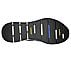 GO WALK WORKOUT WALKER-OUTPAC, BLACK/BLUE Footwear Bottom View