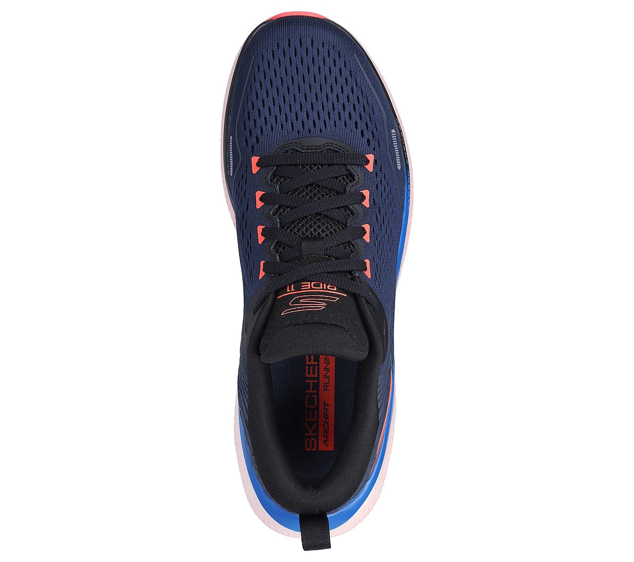 GO RUN RIDE 11, NAVY Footwear Top View