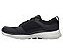 GO WALK 6 - COMPETE, BLACK/GREY Footwear Left View