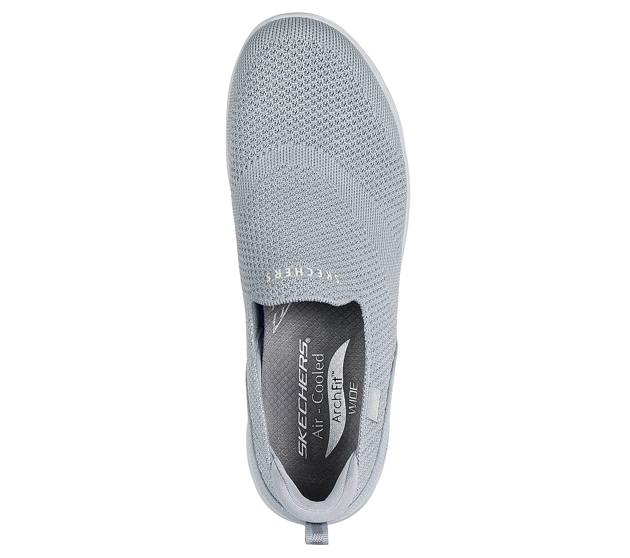 ARCH FIT REFINE - IRIS, GREY Footwear Top View